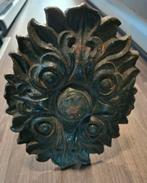 Prachtig antiek muurijzer rozet, Ophalen of Verzenden