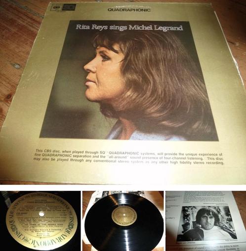 lp Zeldzaam Rita Reys Sings Michel Legrand QUADROPHIC - 1972, Cd's en Dvd's, Vinyl | Pop, Gebruikt, 1960 tot 1980, Ophalen of Verzenden
