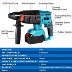 Boor Hamer PROF DeNico-PoWer 18V  SDS, Denico.power@gmail.com, Nieuw, De van der schuerenweg 2, DeNico-PoWer