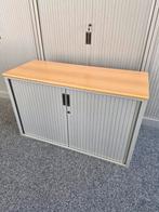 Zilvergrijze roldeurkasten met stalen deuren, laag en middel, Huis en Inrichting, Kasten | Roldeurkasten en Archiefkasten, 100 tot 150 cm