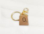 Dome’s Design: Scrabble Bag Charm/sleutelhanger (O – goud), Ophalen of Verzenden, Nieuw, Merk