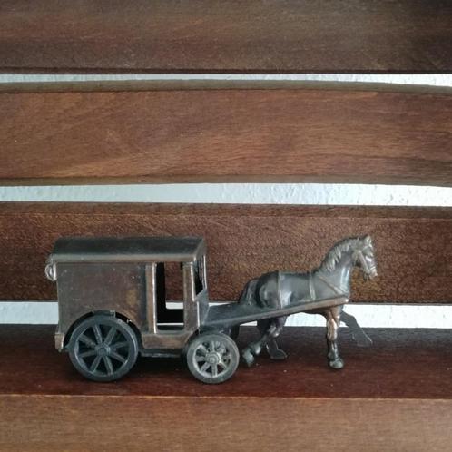 Paard en wagen – decoratieve puntenslijper, Antiek en Kunst, Antiek | Koper en Brons, Koper, Ophalen of Verzenden