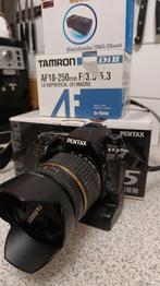 Pentax K5-- MeiKe Batterijgrip--Tamron 18-250, Ophalen, Spiegelreflex, Zo goed als nieuw, 16 Megapixel