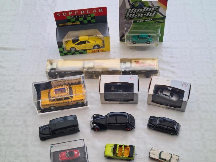 Verzameling model auto’s in diverse schalen, Hobby en Vrije tijd, Modelauto's | 1:87, Zo goed als nieuw, Auto, SIKU, Ophalen of Verzenden