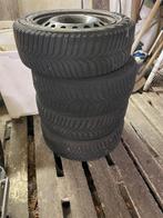 Winterbanden op velg voor Renault clio phase 3, Ophalen, Gebruikt, 15 inch, Banden en Velgen
