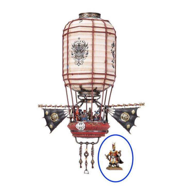 Cathay Sky Lantern warhammer old world - Magistrate, Hobby en Vrije tijd, Wargaming, Nieuw, Warhammer, Figuurtje(s), Ophalen of Verzenden