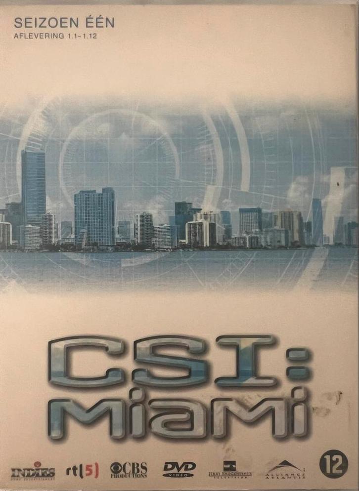 CSI Miami Seizoen 1 DVD Boxset, Cd's en Dvd's, Dvd's | Tv en Series, Zo goed als nieuw, Thriller, Boxset, Vanaf 12 jaar, Ophalen of Verzenden