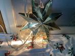 Vintage metalen kerstster ,hang met lampje, Ophalen of Verzenden, Gebruikt