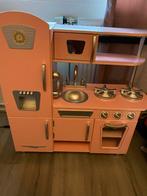 Roze Speelgoedkeuken, Kinderen en Baby's, Speelgoed | Speelkeukens, Ophalen, Zo goed als nieuw, Hout, Speelkeuken