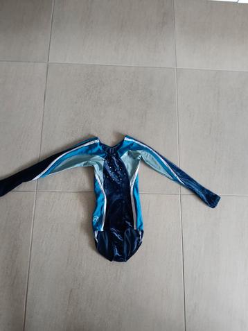 Turnpakje maat 128 blauw TT Gymnastics beschikbaar voor biedingen