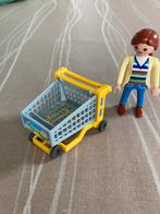 Playmobil vrouw met winkelwagen, Ophalen of Verzenden, Zo goed als nieuw