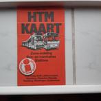 HTM-kaart 1986-1987, Bus of Metro, Ophalen of Verzenden, Zo goed als nieuw, Kaart of Prent