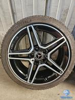 6mm! Originele Mercedes A35 W177 AMG 4Matic 18 inch zwarte v, Auto-onderdelen, Banden en Velgen, 18 inch, Gebruikt, -, -