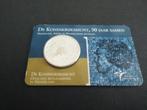 2004 De zilveren 5 Euro Koninrijksmunt, 50 jaar samen in C, Postzegels en Munten, Munten | Nederland, Ophalen of Verzenden, Koningin Beatrix