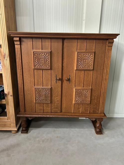 Prachtige houten vintage Kast, Antiek en Kunst, Antiek | Meubels | Kasten, Ophalen