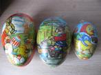 Set van 3 Vintage Kartonnen Paaseieren / Candy Container, Verzenden