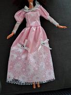 Roze prinsessen jurk voor barbie, Verzamelen, Poppen, Gebruikt, Ophalen of Verzenden, Pop