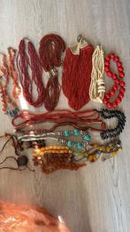 Partij kralenkettingen – boho / vintage, Ophalen of Verzenden, Zo goed als nieuw, Overige kleuren, Overige materialen