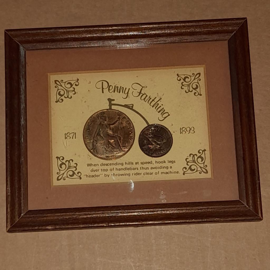 Penny Farthing Prent - 1871-1893, Ophalen of Verzenden
