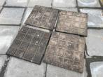 30 stuks Rubberen tegels 50 x 50, Tuin en Terras, Tegels en Klinkers, Ophalen, Gebruikt, Overige typen, Rubber