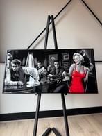 Schilderij Elvis presley - marilyn monroe 100 x 50 cm, Antiek en Kunst, Ophalen of Verzenden