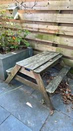 Picknicktafel kinderen, Tuin en Terras, Picknicktafels, Gebruikt, Rechthoekig, Hout, Ophalen
