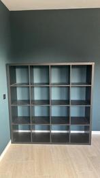 Zwarte open kast, Ophalen, Met plank(en), Gebruikt, 150 tot 200 cm