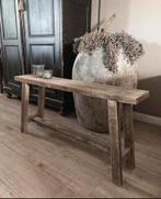 ~Stoer Sober Landelijk Houten Bankje~, Huis en Inrichting, Woonaccessoires | Overige, Ophalen of Verzenden, Nieuw
