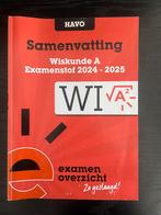 Samenvatting Wiskunde A examenoverzicht, Ophalen of Verzenden, Zo goed als nieuw, Overige onderwerpen