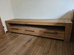 TV meubel geborsteld eiken, Ophalen, Zo goed als nieuw, 25 tot 50 cm, Minder dan 100 cm