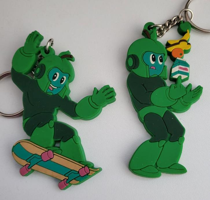 Groene Sleutelhangers - Set van 2, Verzamelen, Sleutelhangers, Zo goed als nieuw, Ophalen of Verzenden