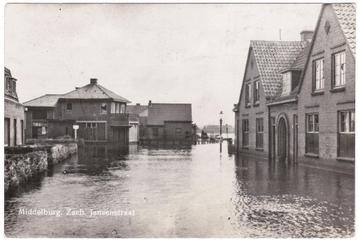 Kaart Middelburg Zacharias Jansenstraat Inundatie Oorlog WO2 beschikbaar voor biedingen