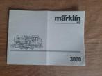 Marklin boekje van de 3000., Gebruikt, Ophalen of Verzenden, Märklin, Boek, Tijdschrift of Catalogus