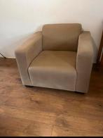 Beige fateuil, Ophalen of Verzenden, Gebruikt, 75 tot 100 cm, Kunststof