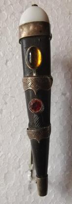 Antiek Schotse distel kiltspeld met zilver beslag, Ophalen of Verzenden, Heren, Nvt