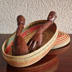 Slacouvert / houten bestek uit Indonesië - jaren 40 - antiek, Ophalen of Verzenden