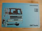 DAF 600 800 1000 Instructieboek 1987 – Handleiding, Ophalen