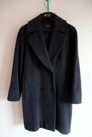 Winterjas mohair Maura van Claudia Sträter mt 38, valt ruim beschikbaar voor biedingen