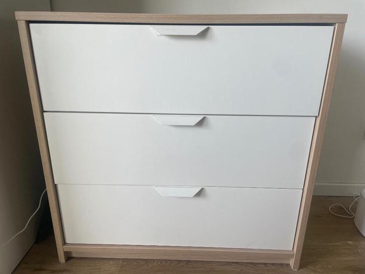 IKEA ASKVOLL 3 Drawer Dresser, Huis en Inrichting, Kasten | Ladekasten, Zo goed als nieuw, Minder dan 100 cm, 50 tot 100 cm, 25 tot 50 cm