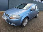Chevrolet Kalos 1.2 5D 2007 Blauw 1 jaar apk rijdt goed, Auto's, Voorwielaandrijving, 1150 cc, Stof, Metallic lak
