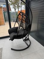 Hangstoel Jysk zwart, Ophalen, Zo goed als nieuw, Metaal