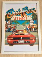 OUTRUN - SEGA Videogame Poster in lijst, Spelcomputers en Games, Games | Sega, Avontuur en Actie, 1 speler, Nieuw, Ophalen of Verzenden