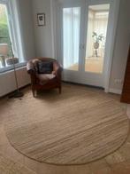 Jute Vloerkleed - Zo goed als nieuw!, Huis en Inrichting, Ophalen, Beige, Rond, Zo goed als nieuw