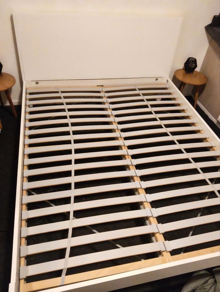 Mooi bedframe incl. lattenbodem 160 x 200, Huis en Inrichting, Slaapkamer | Bedden, Zo goed als nieuw, Tweepersoons, 140 cm, Hout