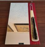 te koop: spiegel met kledingborstel, retro vintage jaren 70, Ophalen of Verzenden, Huis en Inrichting