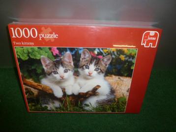 NIEUW Jumbo Puzzel 2 Kleine poesjes 1000 stukjes beschikbaar voor biedingen