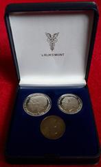 Nederland jaarset munten 1980, inhuldiging Beatrix, FDC., Postzegels en Munten, Munten | Nederland, Ophalen of Verzenden, Koningin Juliana