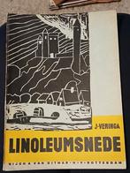 Linoleumsnede - door J. Veringa (1938), Boeken, Gelezen, Jan Veringa, Ophalen of Verzenden, Overige onderwerpen