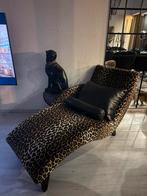 Panter bank stoel Chaise Lounge Sofa Luipaard tijger Leopard, Ophalen, Panterprint, Eenpersoons, Zo goed als nieuw