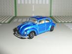 Majorette - Volkswagen Kever 1302 (blauw) - Vintage 1:64, Ophalen of Verzenden, Gebruikt, Auto